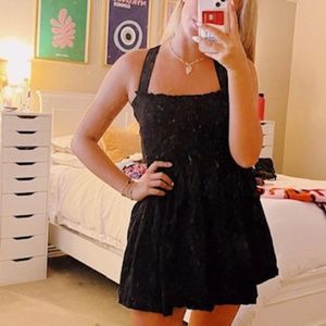 American Threads Halter Minidress